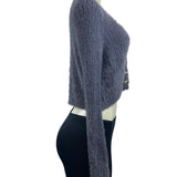Sky and Sparrow Women’s Grey Cardigan Sweater Sz S