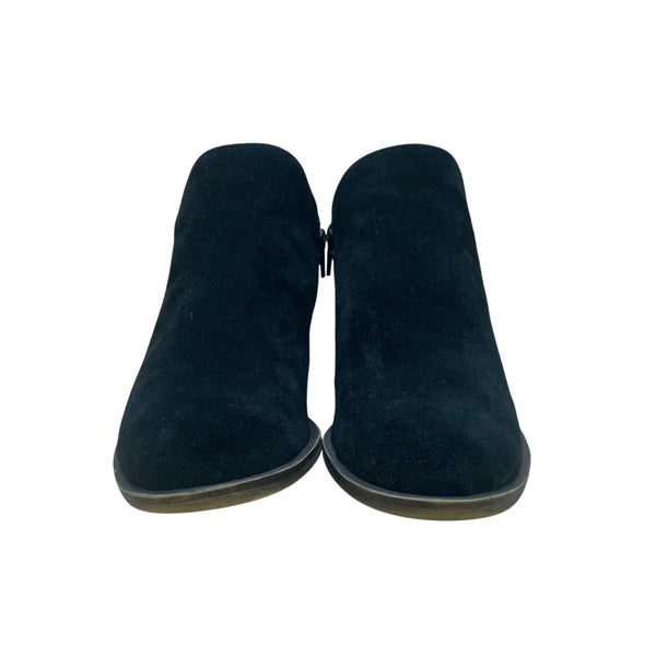 Lucky Brand Women’s Black Suede Brett Western Ankle Booties 7M