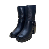Harley-Davidson Women’s Black Leather Heeled Zelta Harness Boots Size 8.5M