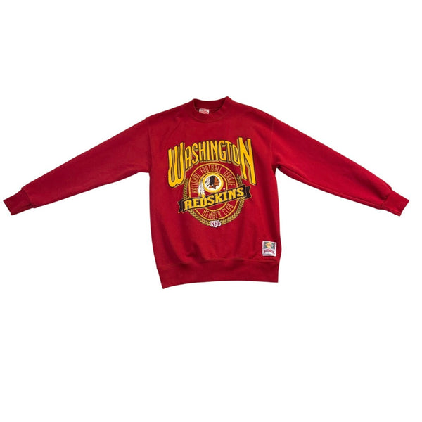 Nutmeg Mills Mens Red Washington Redskins Crewneck Sweatshirt Size M