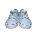 Levis Men’s Gray Faux Leather Lace-Up Casual Flat Vince Sneakers Size 12