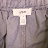 Aerie Womens Gray CCargo Pants Slim Fit Drawstring Waist Adjustable Hem Size S