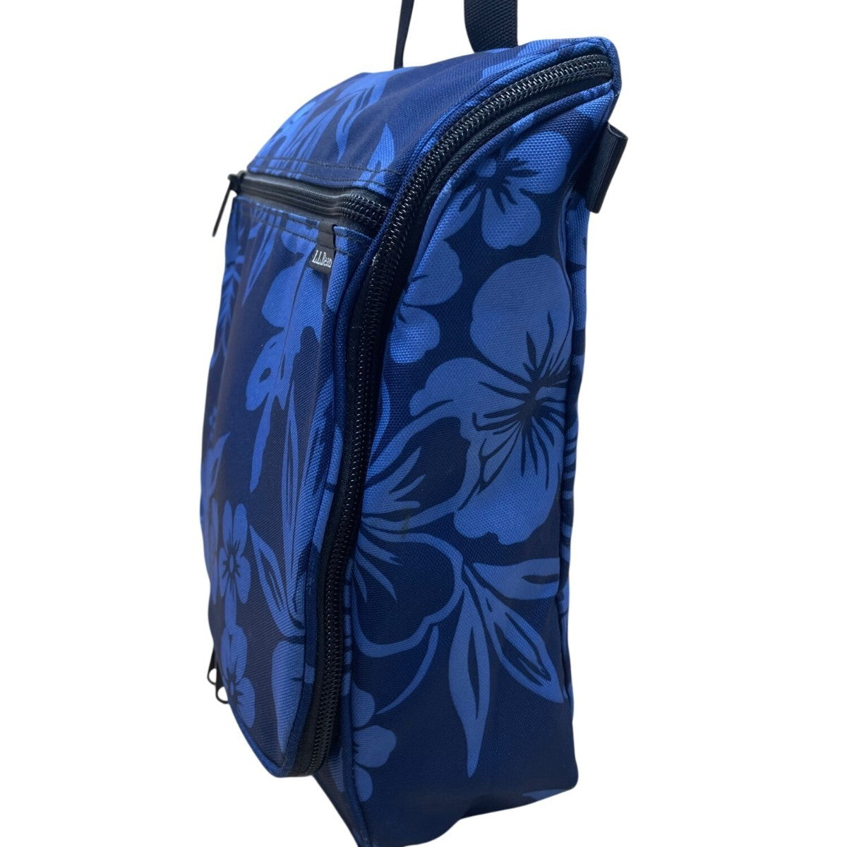 L.L. Bean Women’s Blue Floral With Adjustable Shoulder Strap Travel Bag