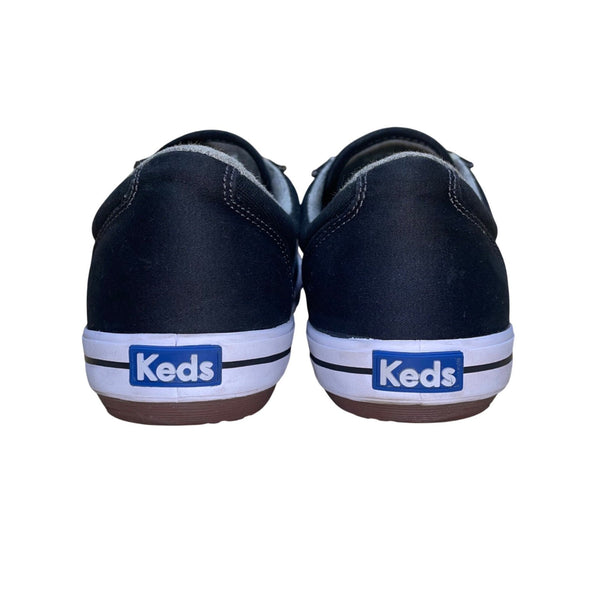 Keds Women’s Blue Navy Canvas Ortholite Insoles Lace-Up Sneakers Size 7