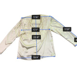 Sonya Ratay For San André Womens Ivory Long Sleeve Lace Blouse Size 10