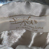 Special Occasions Women’s White Beaded Vintage-Style Chain Strap Evening Bag