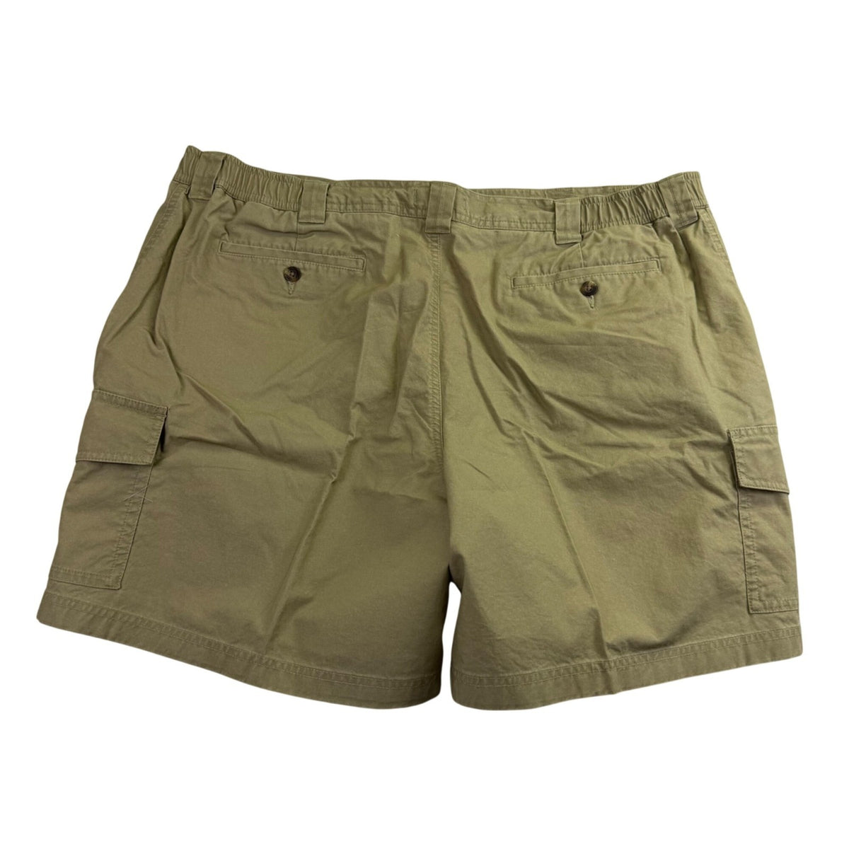 L.L. Bean Mens Khaki Cotton Tropic Weight Cargo Shorts Size 44W