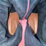 Hotter Women’s Burgundy Leather/Suede Zip Up Mystery Mid-Calf Boots Size 8.5