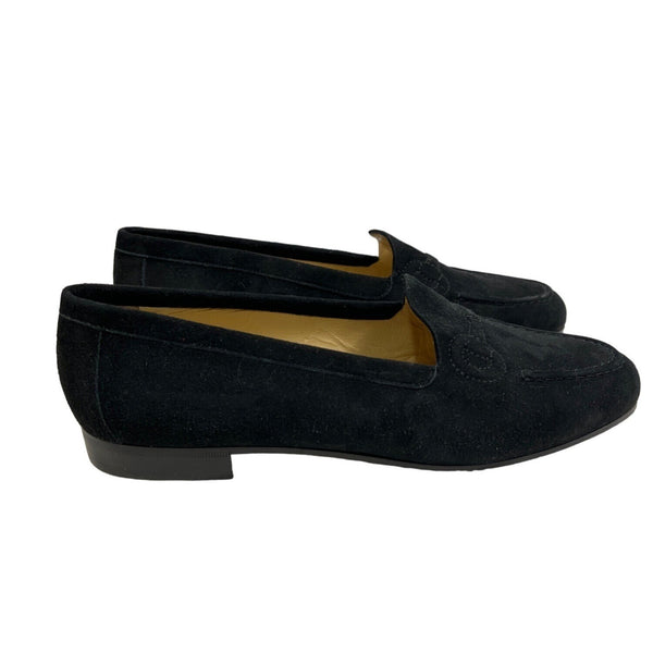 Gucci Women’s Black Suede Slip On Loafers Sz 8 - NWOB