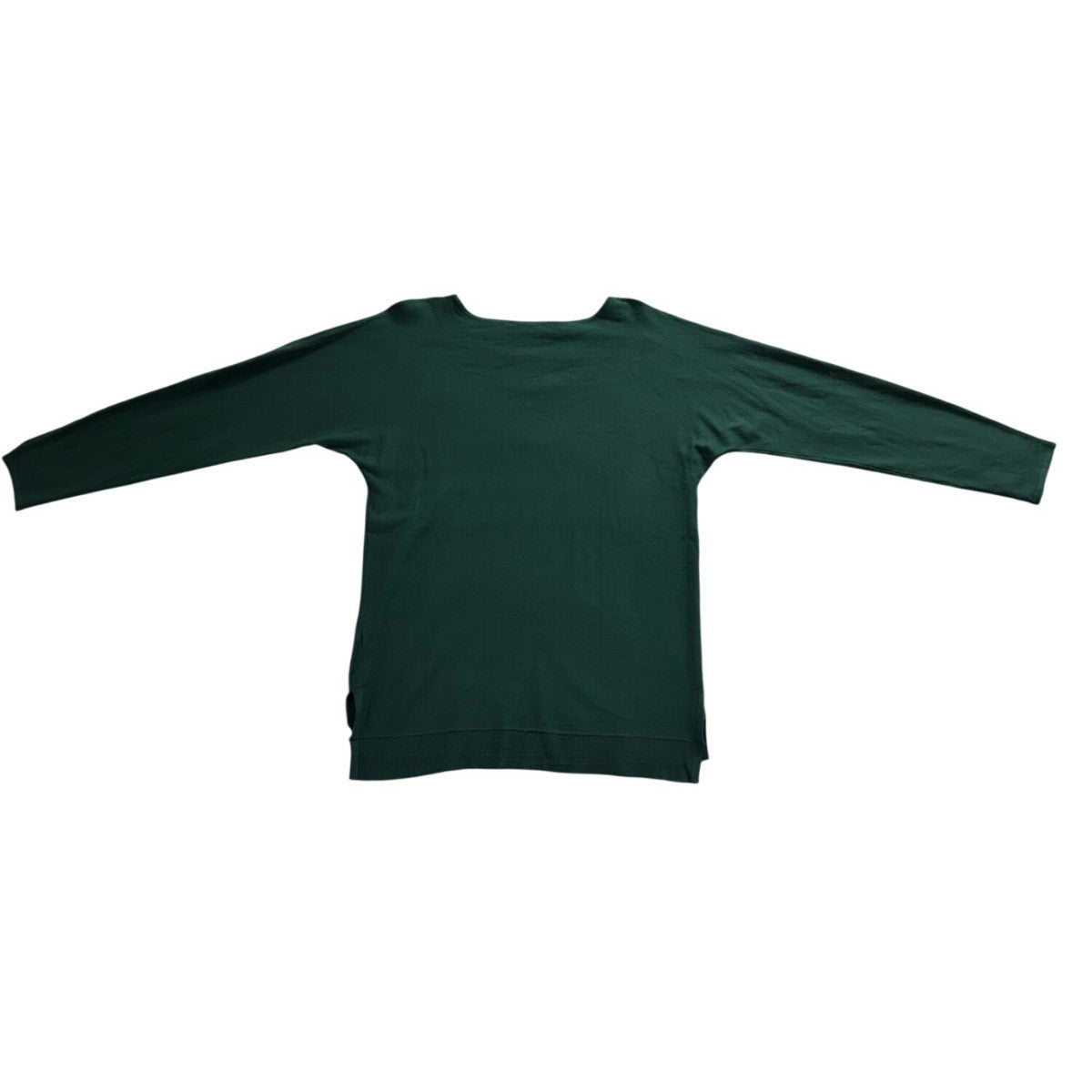 Michael Kors Womens Green Knit Sweater Lightweight Long Sleeve Sz M
