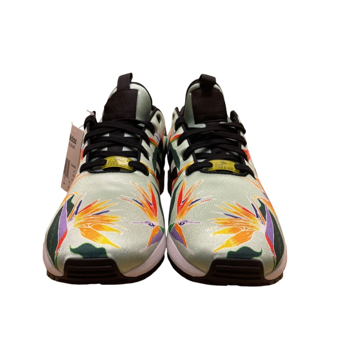 Adidas Men’s Tropical Green Floral ZX Flux NPS Torsion Sneakers Size 10
