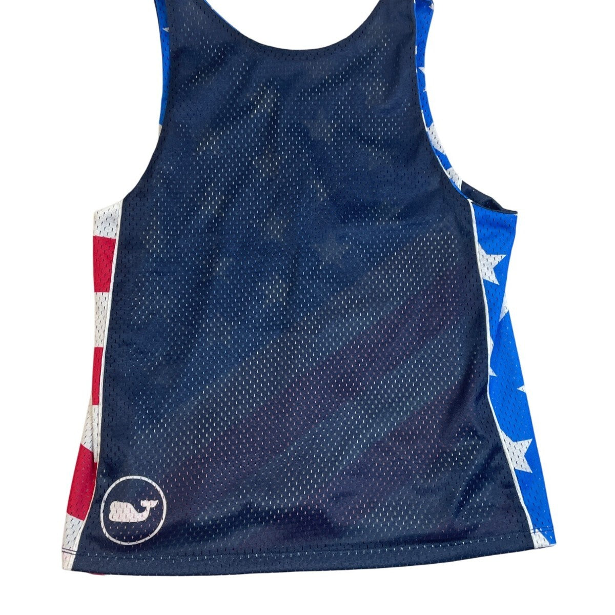Vineyard Vines Men’s Patriotic Mesh Tank Top With American Flag Sz XS