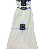 Victor Costa Women’s White & Black Dress & Blazer Set Elegant Lace Size 10