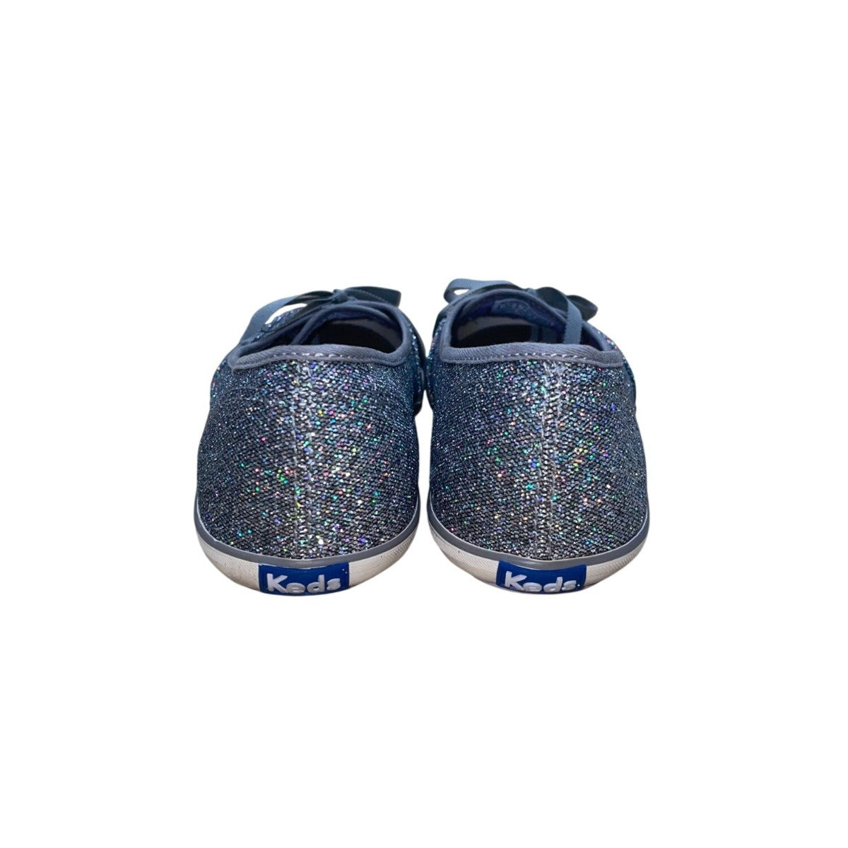 Keds Women’s Silver Glitter With Bow Ballet Flats Size 9.5