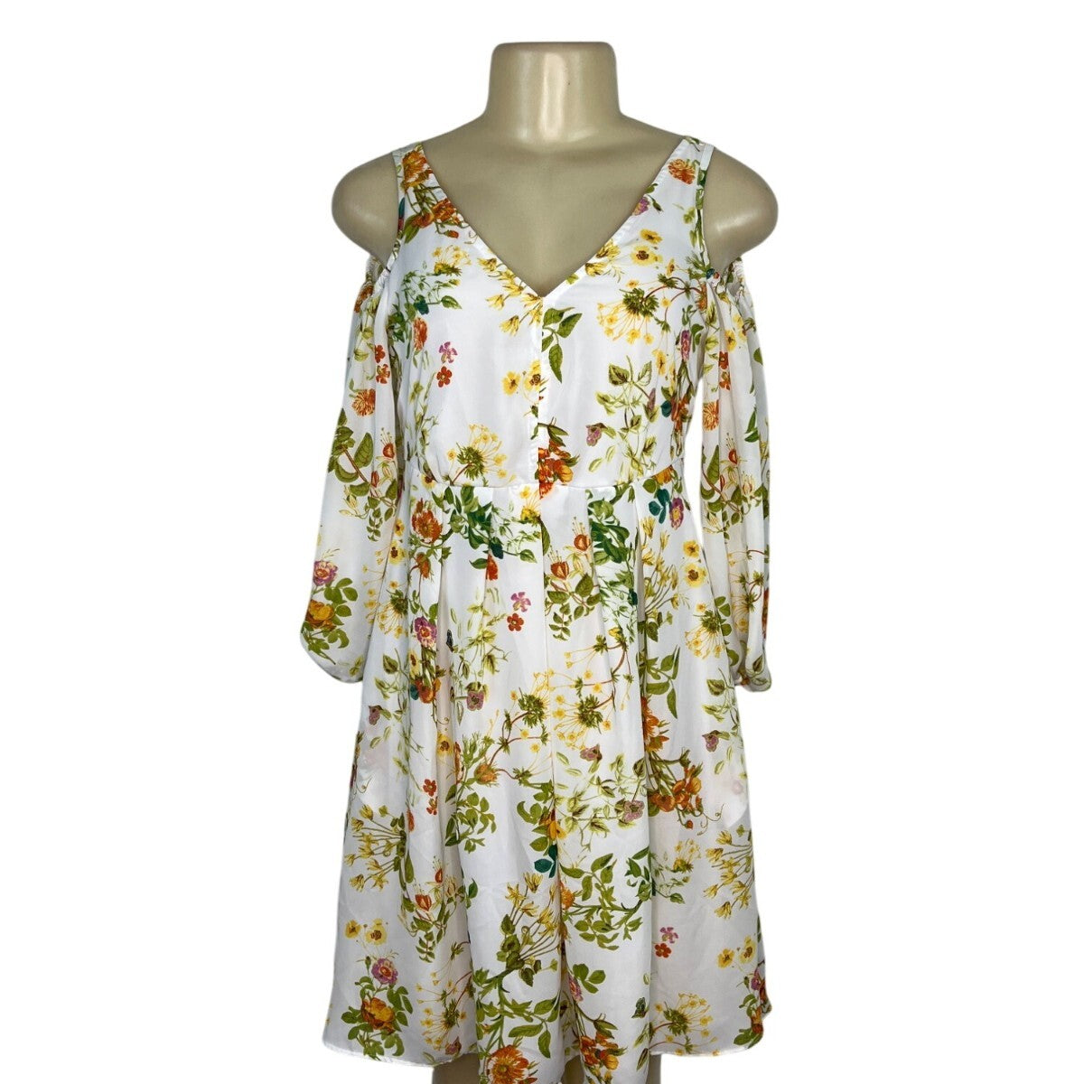 Disney Alice In Wonderland Floral Off-Shoulder Dress Size XS