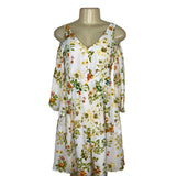 Disney Alice In Wonderland Floral Off-Shoulder Dress Size XS
