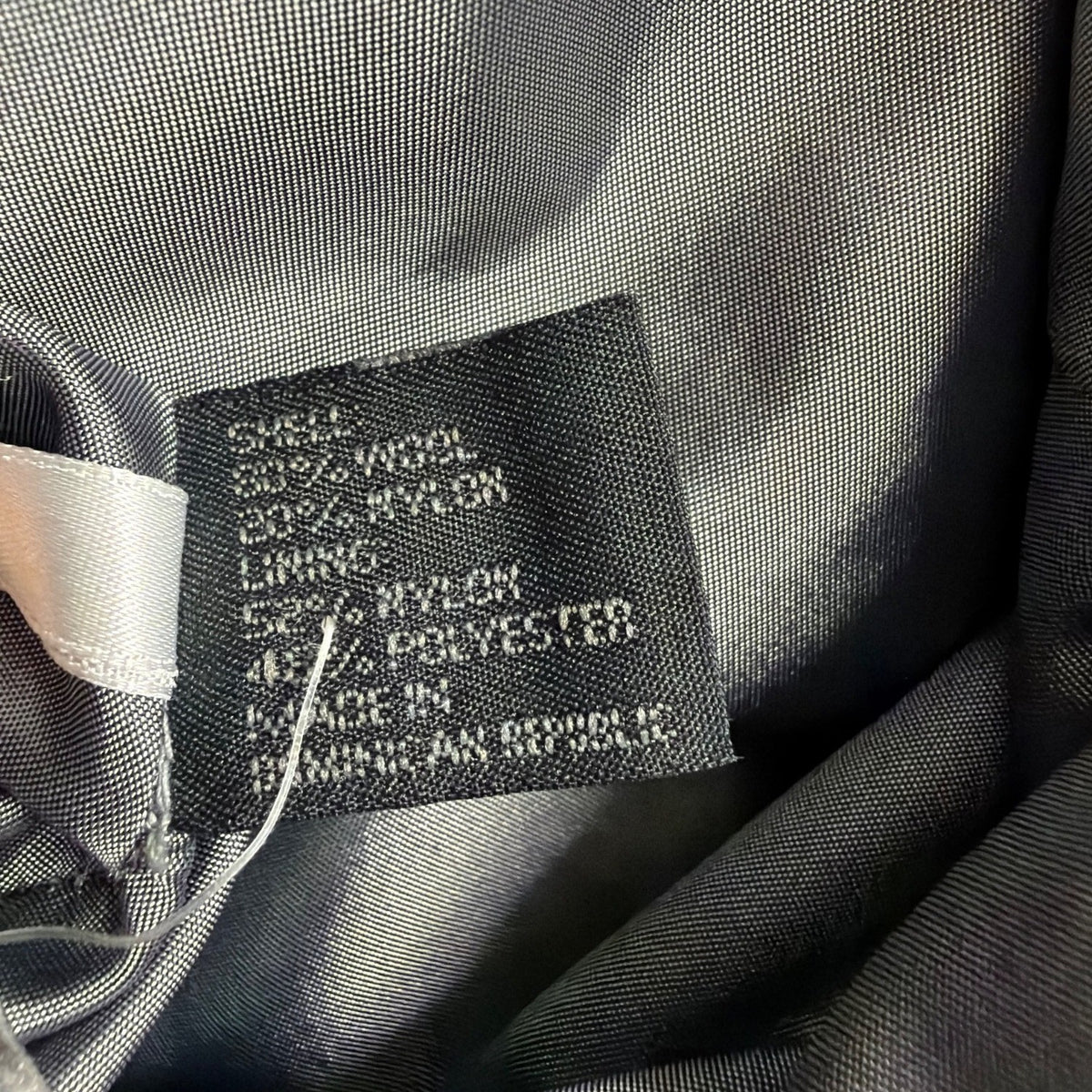 Express Womens Gray Zip-Up Coat Fully Lined Slim Fit Classic Size 9/10