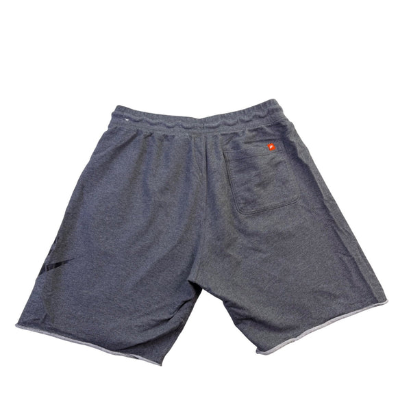 Nike Mens Gray Cotton Drawstring Athletic Shorts Lounge & Activewear Size Large