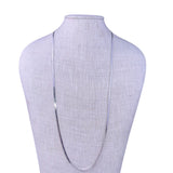 Monet Womens Silver Tone Metal Vintage Necklace Lobster Clasp Chain Design