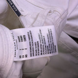American Eagle Womens White Kick Boot Jeans Short Stretch Fit Size 2