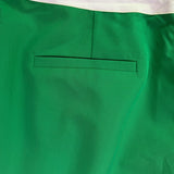 WAYF Womens Green Polyester Wide-Leg Pants Comfortable Elastic Waistband Size L