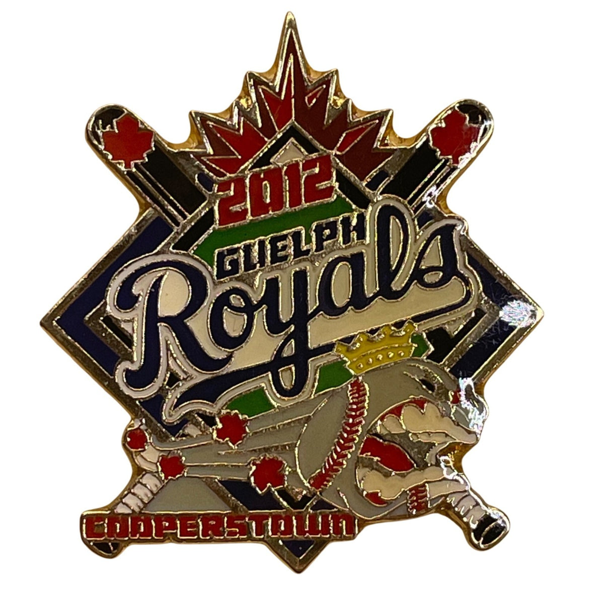 2012 Guelph Royals Cooperstown Baseball Team Pin Collectible