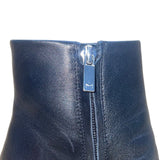 Marc Fisher Women’s Black Leather Block Heel Mlyanara Ankle Booties Size 8.5M