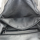 Saint & Sofia Black Nylon With Grommet Strap Design & Exterior Pockets Backpack