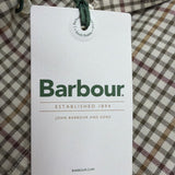 Barbour Mens Brown/Green Checked Shirt Regular Fit Sz XL