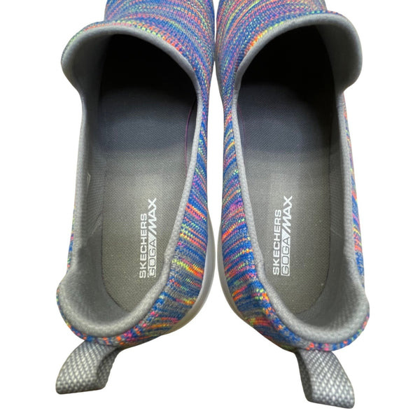 Skechers Men’s Multicolor Comfort Goga Max Insoles Slip-On Walking Shoes Size 12