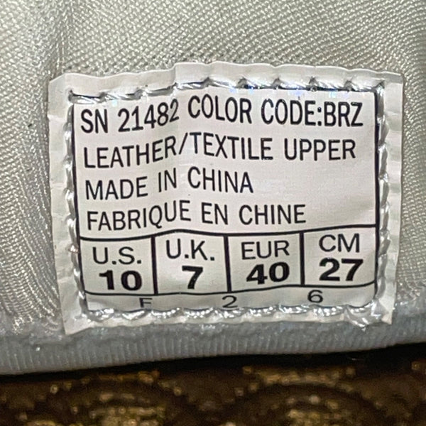 Skechers Women’s Gold & Gray Casual Slip-On Mule Shoes Size 10