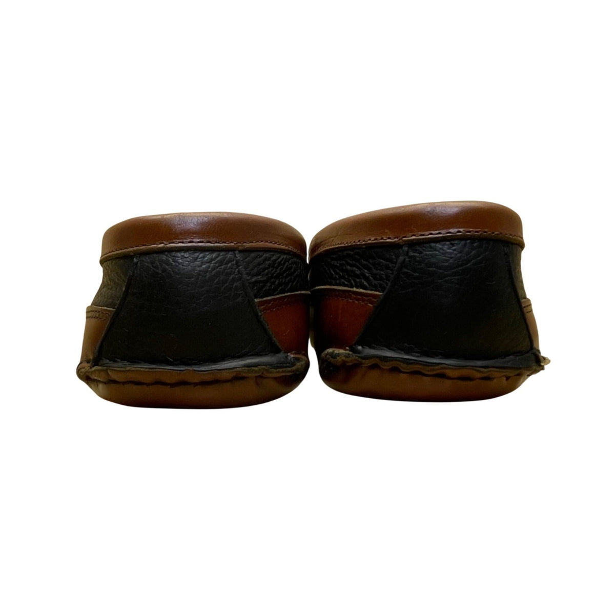 Allen Edmonds Men’s Black Brown Leather Waverly Slip-On Loafers Size 10.5