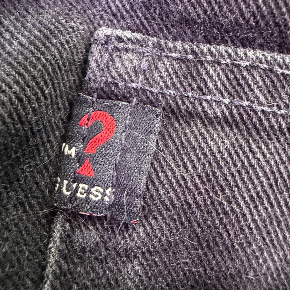 Guess Jeans Mens Black Denim Pants Classic Fit Cotton Narrow Leg Size 30