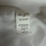 Victor Costa Women’s White & Black Dress & Blazer Set Elegant Lace Size 10