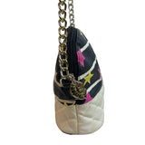 Luv Betsey Women's Black and White Star Art Crossbody Purse Bag Sz S