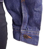 Banana Republic Womens Dark Wash Denim Jacket Casual Button-Up Sz S