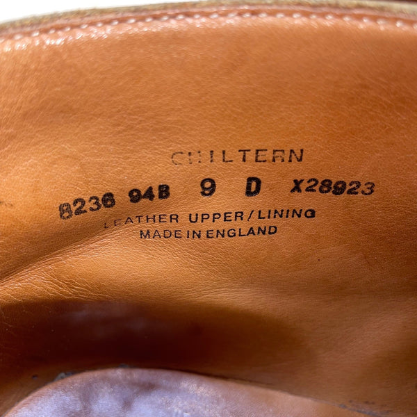 Crockett & Jones Men’s Brown Leather Lace-Up  Chiltern Chukka Boots Size 9D