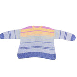 Soft Surroundings Womens Sweater Pastel Striped Knit Relaxed Size 3X