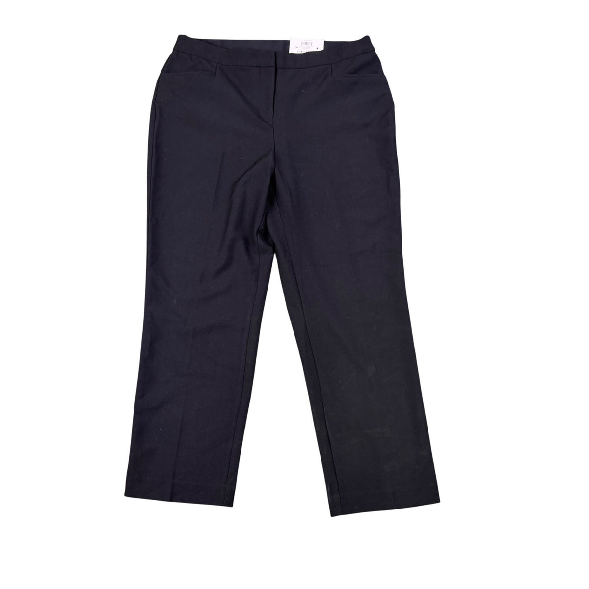 I.N.C. Womens Black Recycled Straight-Leg Pants Size 14S