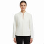 Chicos Womens Ivory Braxton Blazer Mandarin Collar Lightweight Size 2