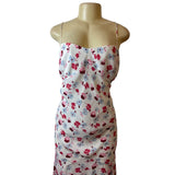 Ann Taylor Women's White Floral Narrow Strap Slip Dress Dress Sz 16 - NWT