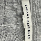 Banana Republic Womens Gray Silk Polyester Blend Button Down Cardigan Sweater