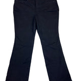 NYDJ Womens Black Denim Straight Leg Jeans  High Rise Tummy Control Sz 22W- New