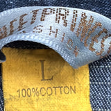 Sweet Princes Womens Blue Denim Sleeveless Dress With Zippered Front Size L