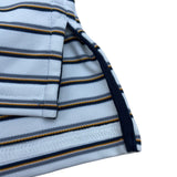 Under Armour Men's White Striped Heatgear Polo Shirt With Loose Fit Sz 2XL