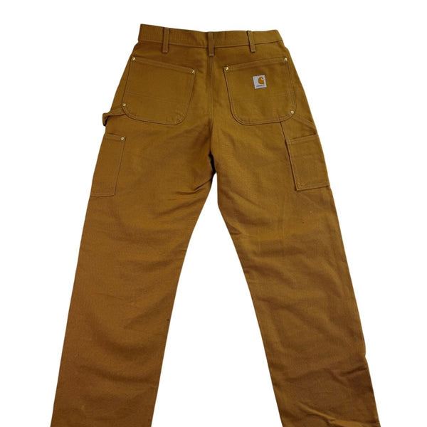 Carhartt Mens Brown Work Pants Loose Original Fit Durable Utility Sz 32x32