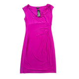 Lauren Ralph Lauren Womens Pink Cap Sleeve Drape Neckline Dress Size 14