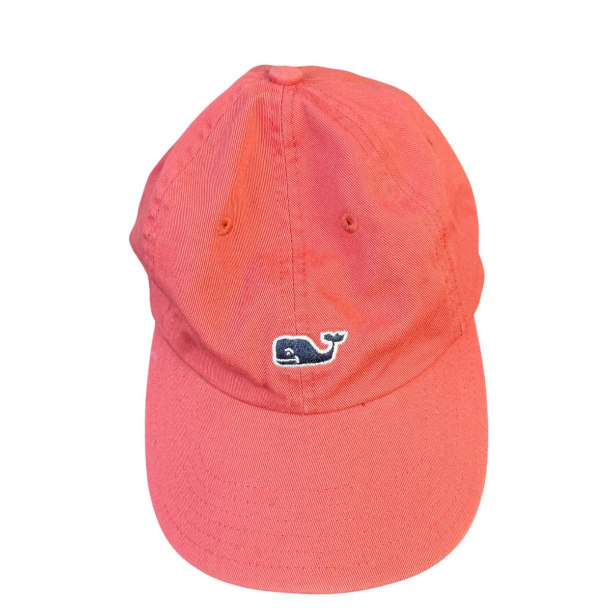 Vineyard Vines Unisex Pink Cotton Adjustable Baseball Cap Whale Logo