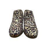 Reaction Kenneth Cole Women’s Brown Leopard Print Back Zip  Sz 8.5