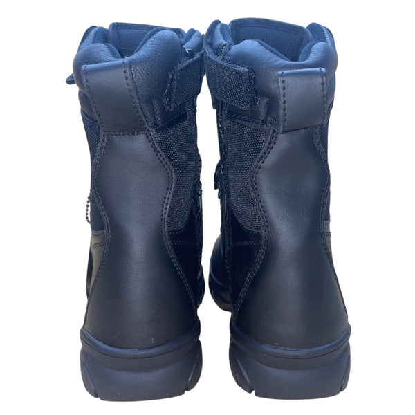Rothco Men’s Black Tactical Side-Zip Leather & Nylon Forced Entry Boots Size 8.5